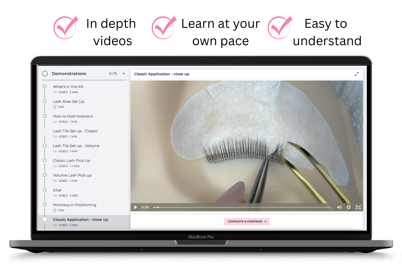 Online Beginner Eyelash Extension Course